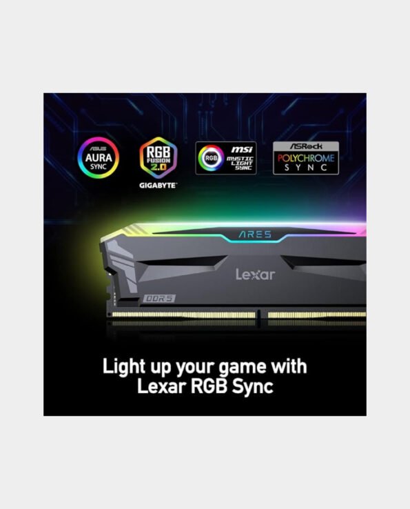 Lexar Ares RGB DDR5 32GB 2x16GB 6400Mhz CL32 – Image 6