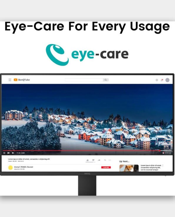 BenQ GW2491 24" IPS 100 Hz,IPS, Eye-Care – Image 7
