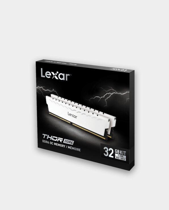 Lexar Thor 32Go (2x16Go) DDR4 3600Mhz (White) – Image 3